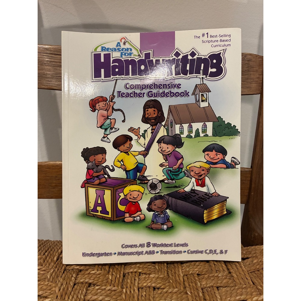 A Reason For Handwriting Teacher Guidebook Kids K-6 Homeschool